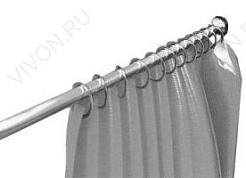 Aquanet 157486 Прямой карниз для ванны 180 см – фотография-1